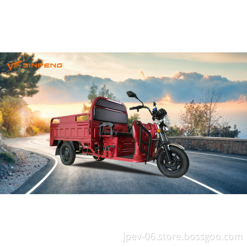 Jinpeng a caldo Vendita a caldo e affidabile Electric Open Body Cargo 3 Rickshaw Electric Tricycle